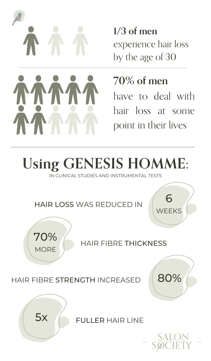 Genesis Homme Infographic by Salon Society